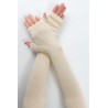 MITAINES EN SOIE  - ECRU