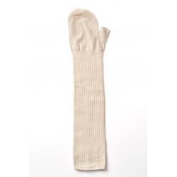 MITAINES EN SOIE  - ECRU