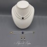 Parure Perle et Lapis