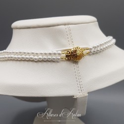 Collier Empire, Perles et Corail