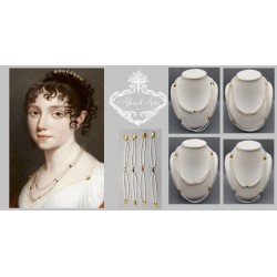 Collier Empire, Perles et Corail