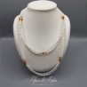 Collier Empire, Perles et Corail