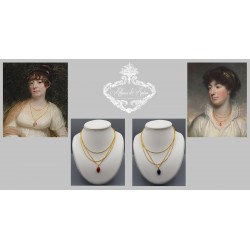 Collier Lapis Corail