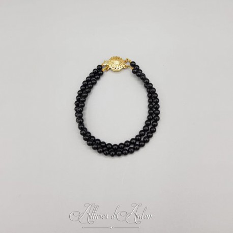 Bracelet 2 rangs Agate