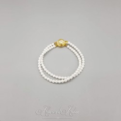 Bracelet 2 rangs Perle