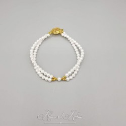 Bracelet 2rangs croisés