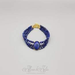Bracelet 3 rangs Corail
