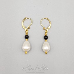 Boucles d'oreilles Agate goutte