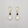 Boucles d'oreilles Agate goutte