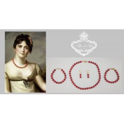 Parure Corail/Or - Empire