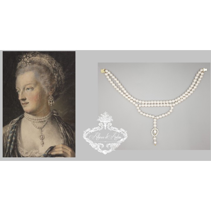 Collier XVIIIe, Perles