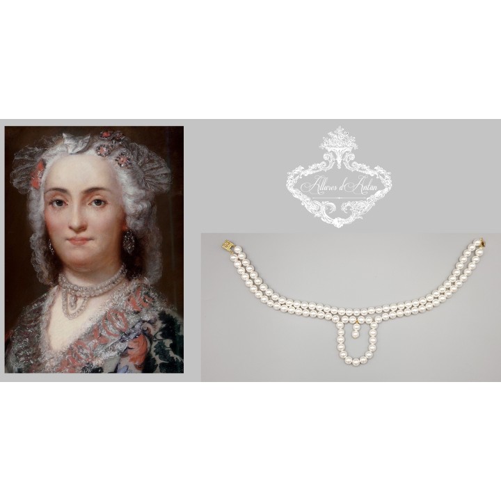 Collier XVIIIe, Perles