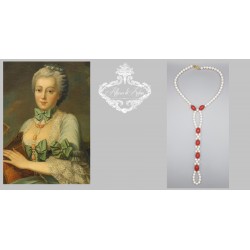 Collier XVIIIe, Perles et Corail