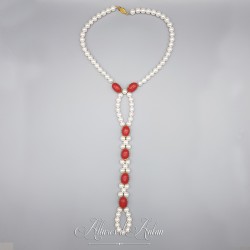 Collier XVIIIe, Perles et Corail