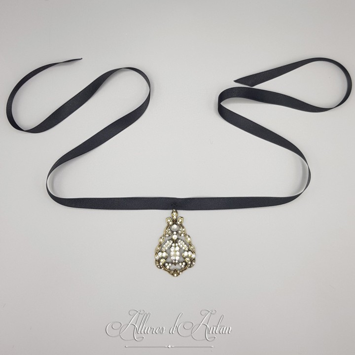 Ras de cou - XVIIIe - Strass