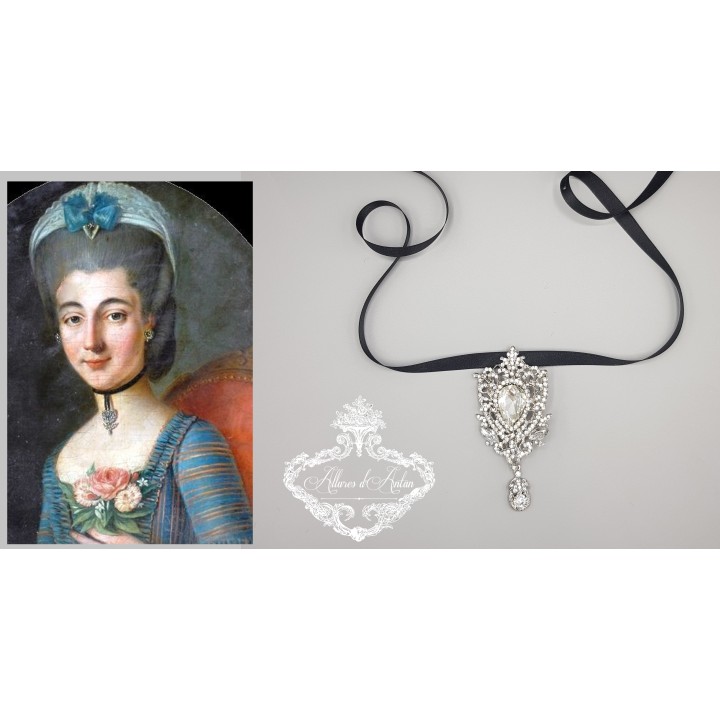 Ras de cou - XVIIIe - Strass