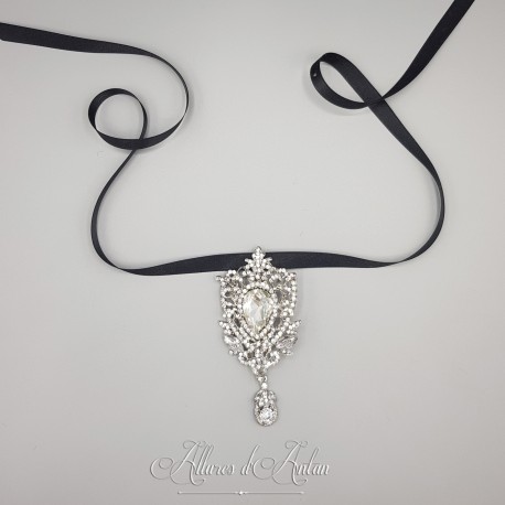 Ras de cou - XVIIIe - Strass