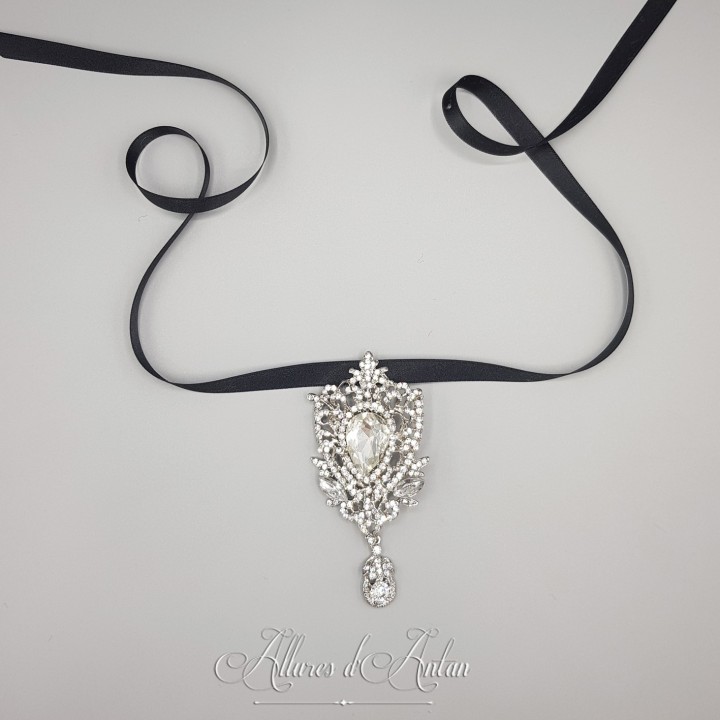 Ras de cou - XVIIIe - Strass