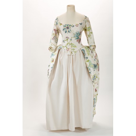 Robe à l'anglaise  XVIIIème (1780) 