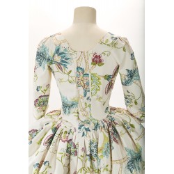 Robe à l'anglaise  XVIIIème (1780) 