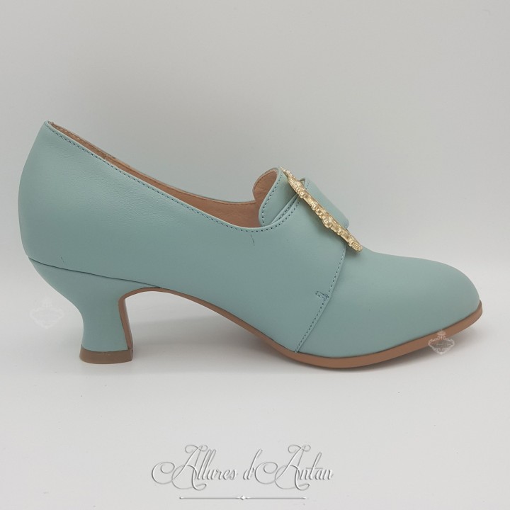 TRIANON - Chaussures (1700-1760) Bleu Pale