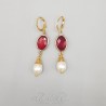 Boucles d'oreilles Noeud - Citrine