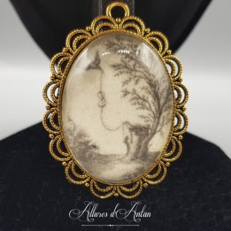 Pendentif Cabochon Empire
