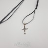 Pendentif Croix - Noir