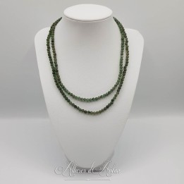 Collier 2 rangs de perles - Corail
