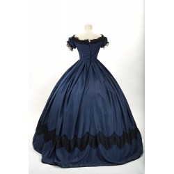 Robe à crinoline XIXème (1865) 