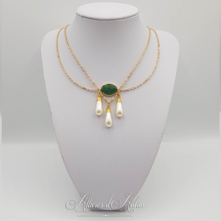Collier XVIIIe, Perles