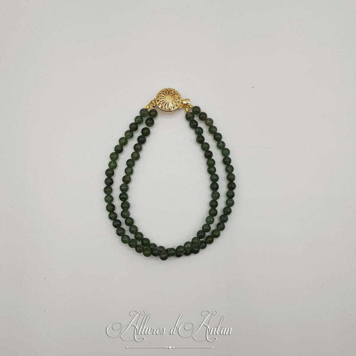 Bracelet 2 rangs Agate