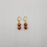 Boucles d'oreilles CORAIL - Doré