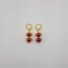 Boucles d'oreilles CORAIL - Doré