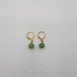 Boucles d'oreilles Lapis Lazuli - Doré