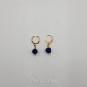 Boucles d'oreilles Lapis Lazuli - Doré