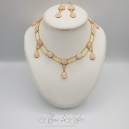 Parure Quartz gouttes