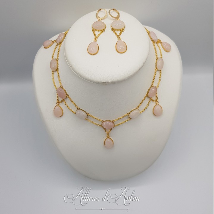 Parure Quartz gouttes