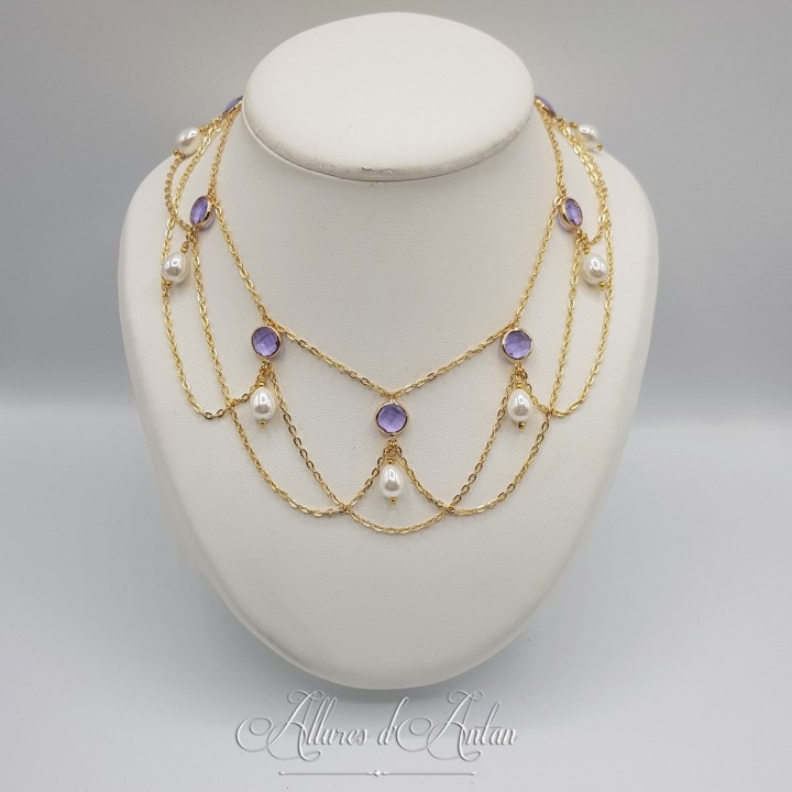Collier XVIIIe, Perles