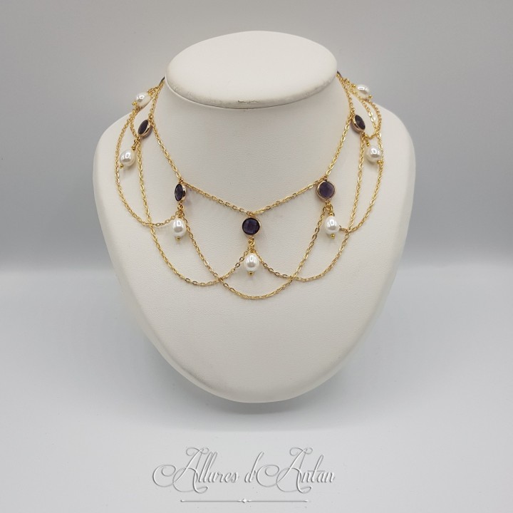 Collier XVIIIe, Perles