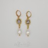 Boucles d'oreilles Noeud - Citrine