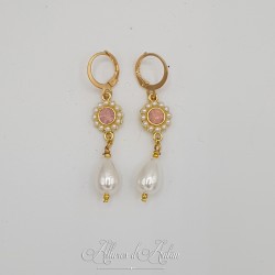 Boucles d'oreilles Noeud - Citrine
