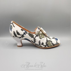 TRIANON - INDIENNE - (1750-1790) - Blanc Bleu