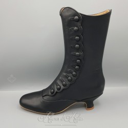 COMPIEGNE - Fin XIXe siècle - Cuir NOIR