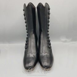 COMPIEGNE - Fin XIXe siècle - Cuir NOIR