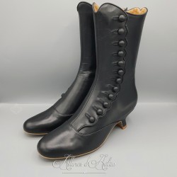 COMPIEGNE - Fin XIXe siècle - Cuir NOIR