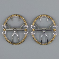 BOUCLES DE CHAUSSURES - CHARLOTTE - Citrine