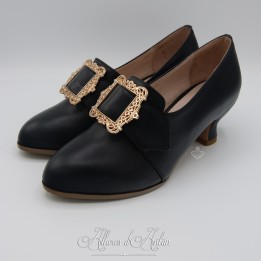 TRIANON - Chaussures (1750-1790) Noir