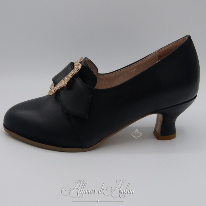TRIANON - Chaussures (1750-1790) Noir