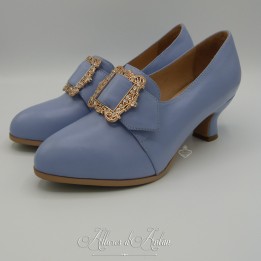 TRIANON - Chaussures (1700-1760) Bleu Pale